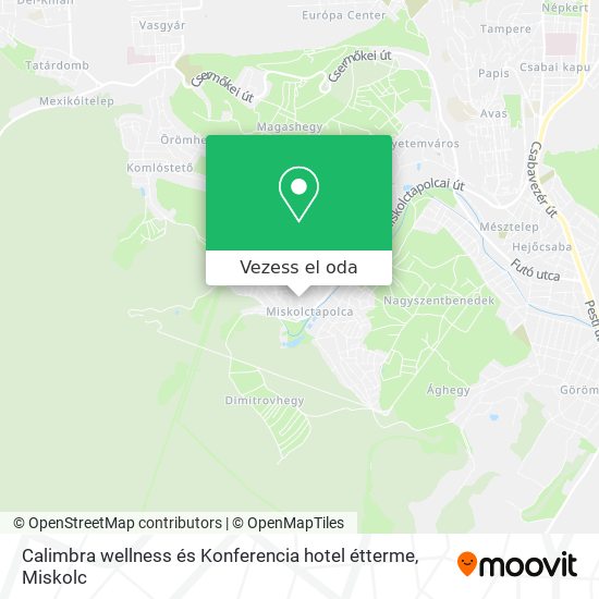 Calimbra wellness és Konferencia hotel étterme térkép