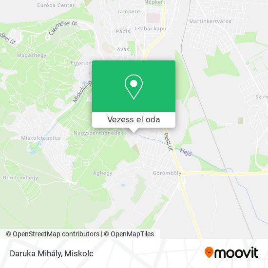 Daruka Mihály térkép