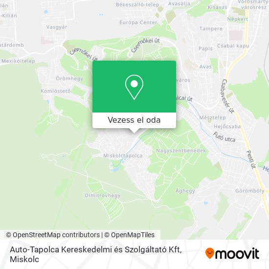 Auto-Tapolca Kereskedelmi és Szolgáltató Kft térkép