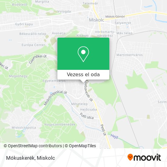 Mókuskerék térkép