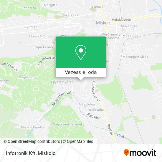 Infotronik Kft térkép