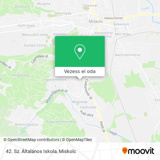 42. Sz. Általános Iskola térkép