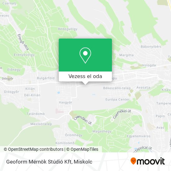Geoform Mérnök Stúdió Kft térkép