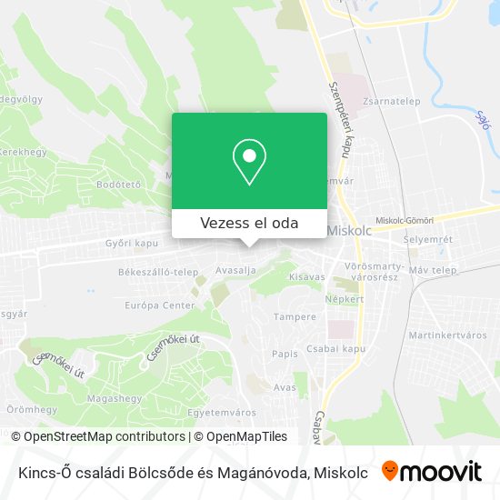 Kincs-Ő családi Bölcsőde és Magánóvoda térkép