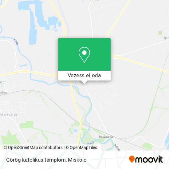 Görög katolikus templom térkép