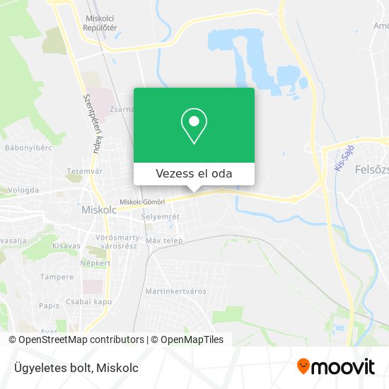 Ügyeletes bolt térkép