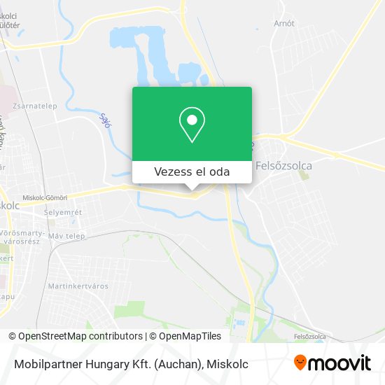 Mobilpartner Hungary Kft. (Auchan) térkép