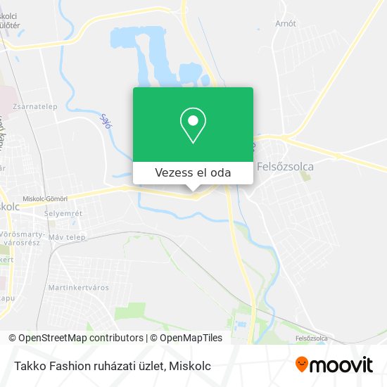 Takko Fashion ruházati üzlet térkép