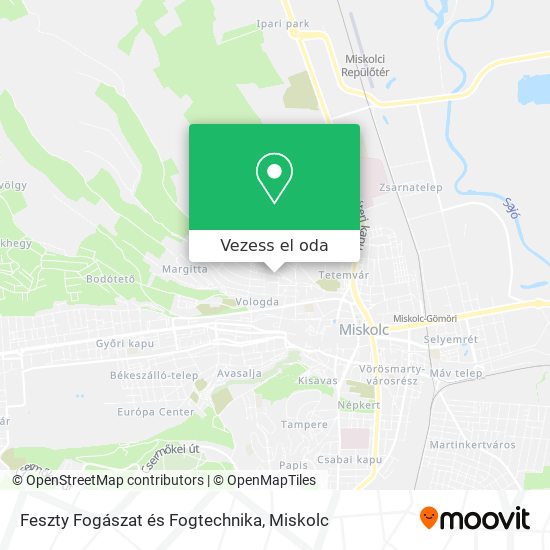 Feszty Fogászat és Fogtechnika térkép