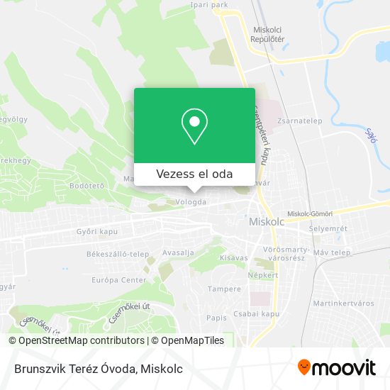 Brunszvik Teréz Óvoda térkép