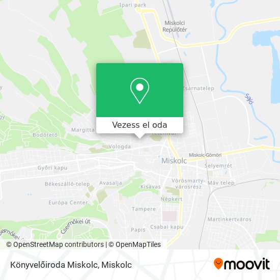 Könyvelőiroda Miskolc térkép