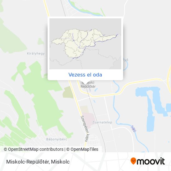 Miskolc-Repülőtér térkép