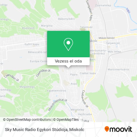 Sky Music Radio Egykori Stúdiója térkép