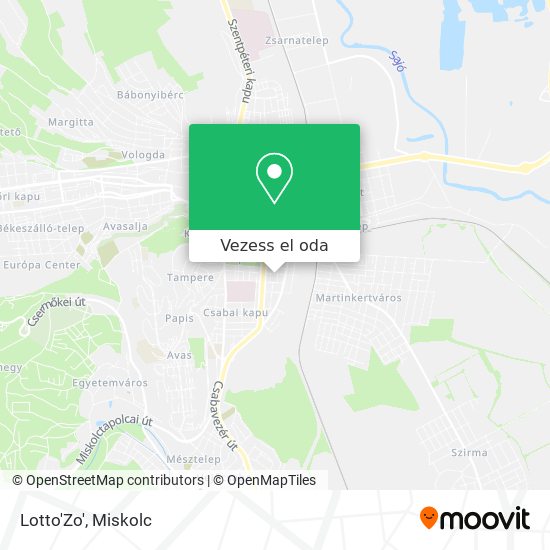 Lotto'Zo' térkép