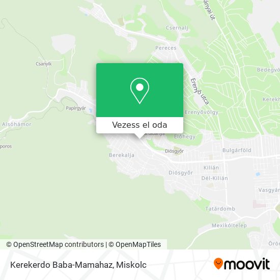 Kerekerdo Baba-Mamahaz térkép