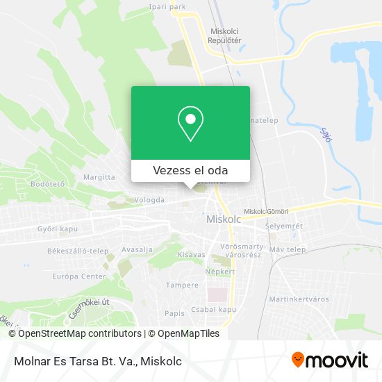 Molnar Es Tarsa Bt. Va. térkép