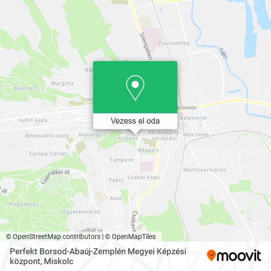 Perfekt Borsod-Abaúj-Zemplén Megyei Képzési központ térkép