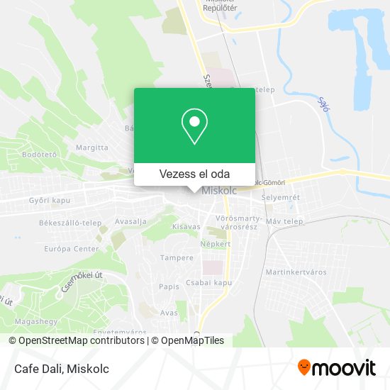 Cafe Dali térkép