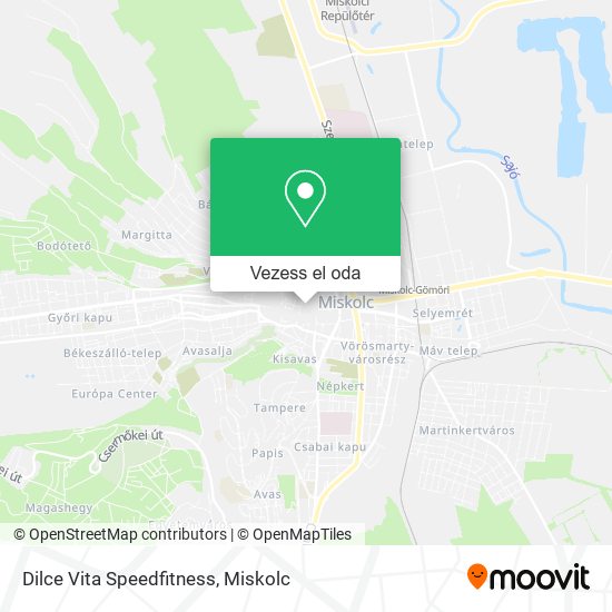 Dilce Vita Speedfitness térkép