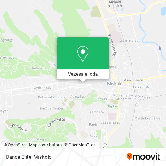 Dance Elite térkép