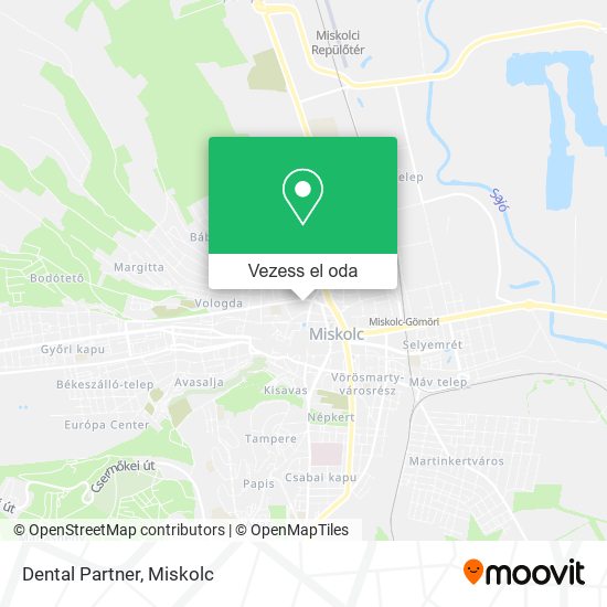 Dental Partner térkép