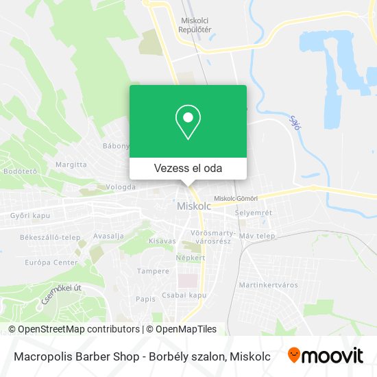 Macropolis Barber Shop - Borbély szalon térkép