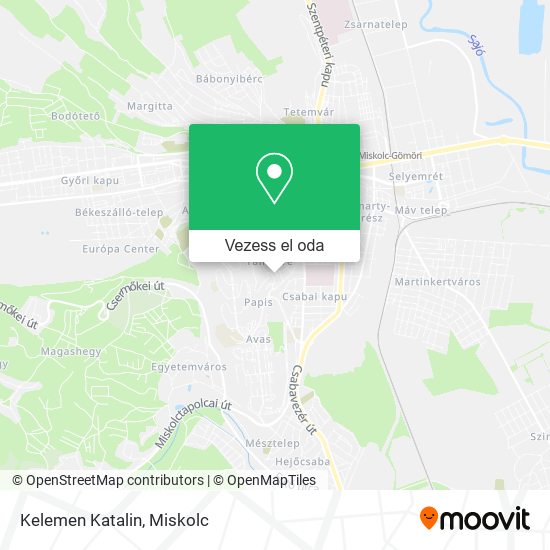 Kelemen Katalin térkép