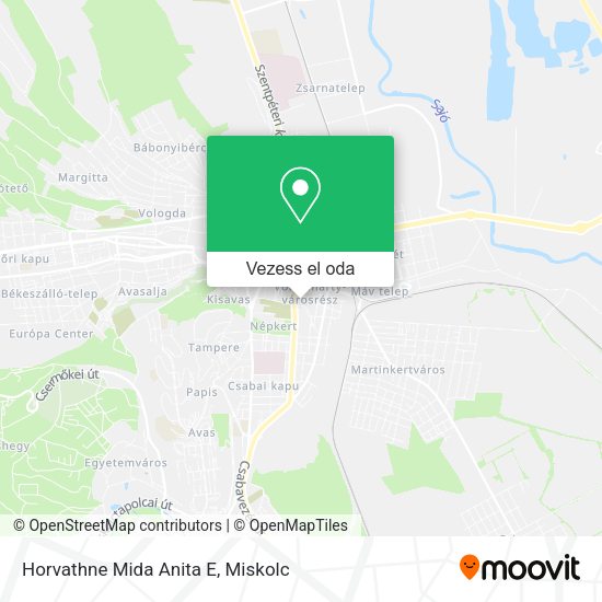 Horvathne Mida Anita E térkép