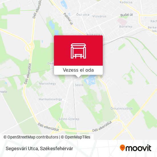 Segesvári Utca térkép