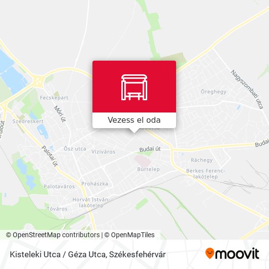 Kisteleki Utca / Géza Utca térkép
