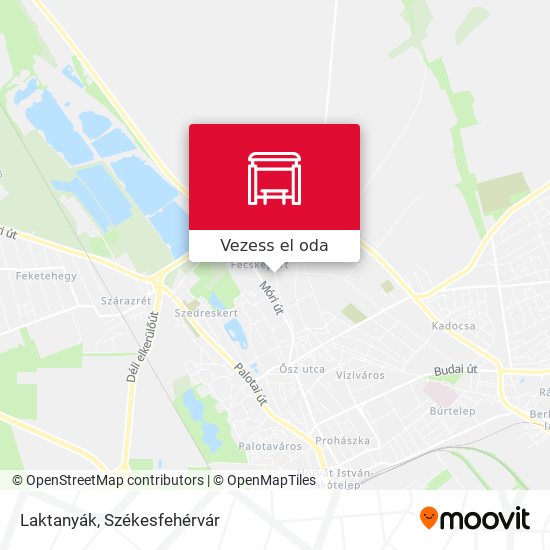 Laktanyák térkép