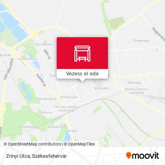 Zrínyi Utca térkép