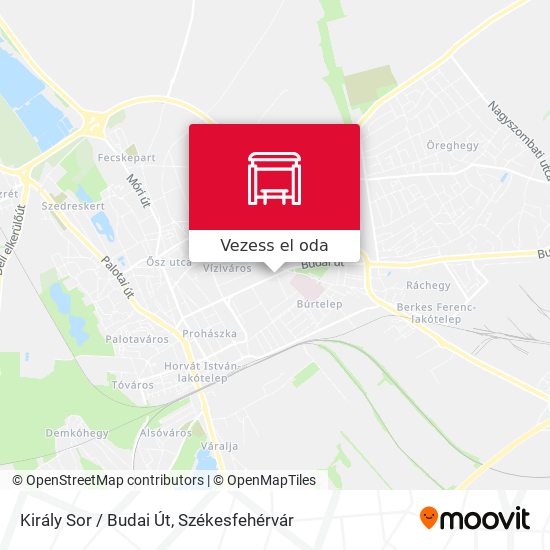 Király Sor / Budai Út térkép