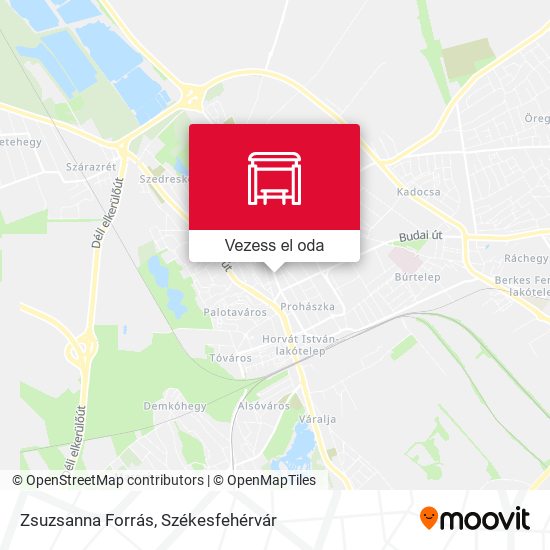 Zsuzsanna Forrás térkép