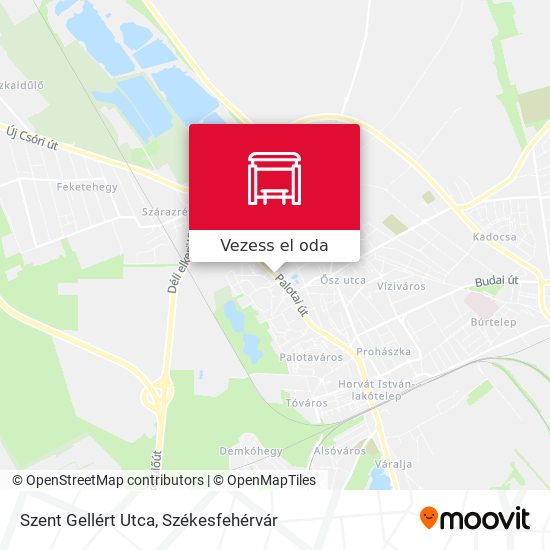 Szent Gellért Utca térkép