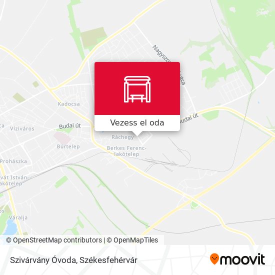 Szivárvány Óvoda térkép