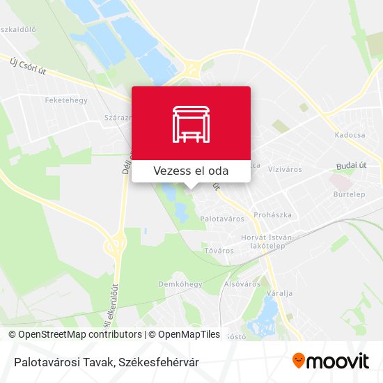 Palotavárosi Tavak térkép