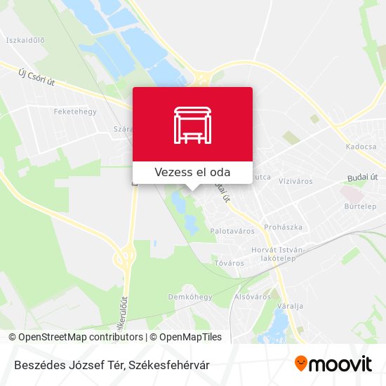 Beszédes József Tér térkép