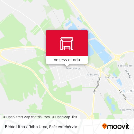 Bébic Utca / Rába Utca térkép