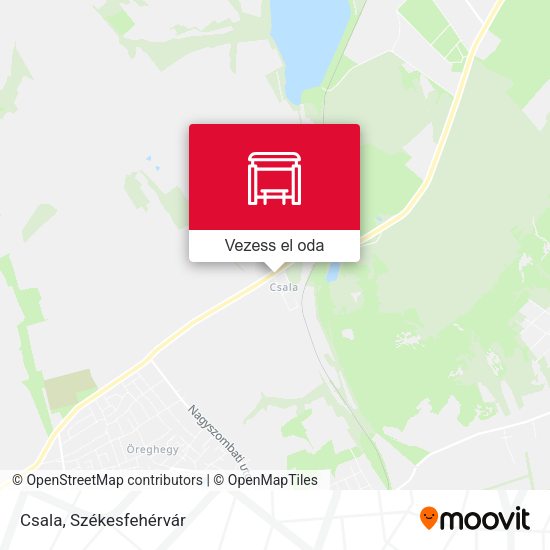 Csala térkép