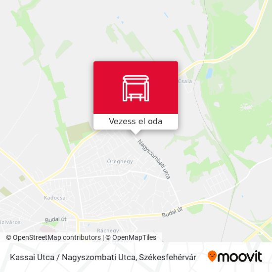 Kassai Utca / Nagyszombati Utca térkép