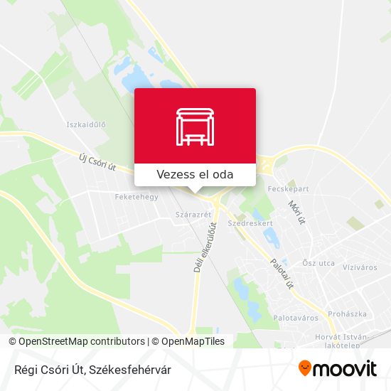 Régi Csóri Út térkép