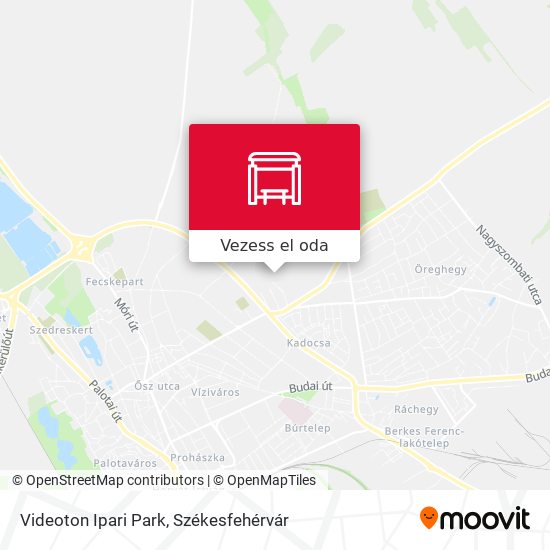 Videoton Ipari Park térkép