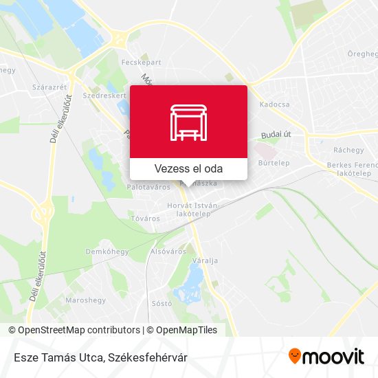 Esze Tamás Utca térkép