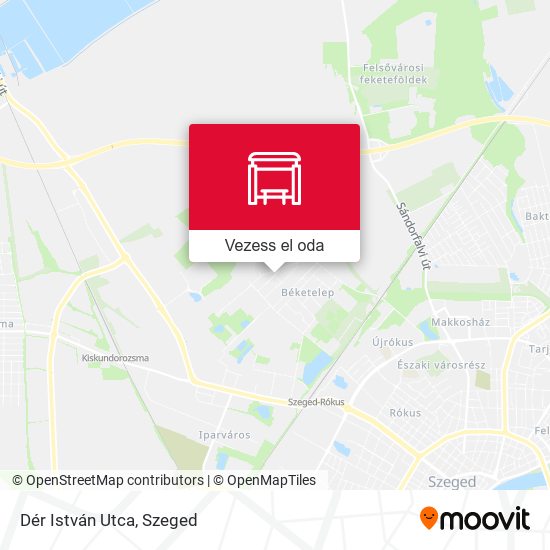 Dér István Utca térkép