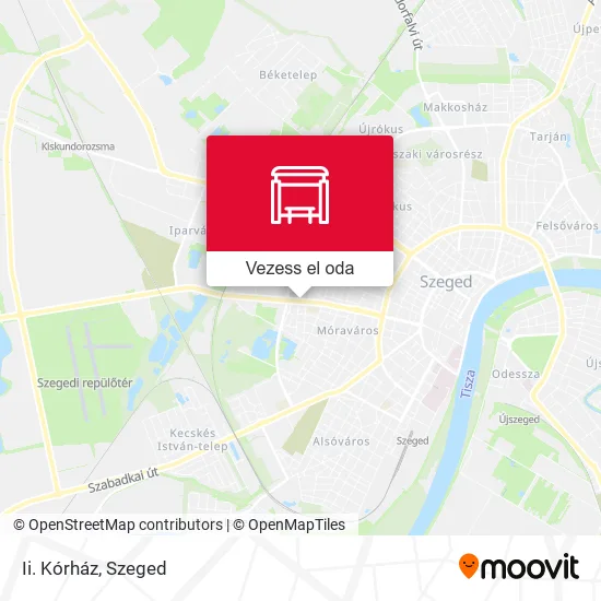 Ii. Kórház térkép
