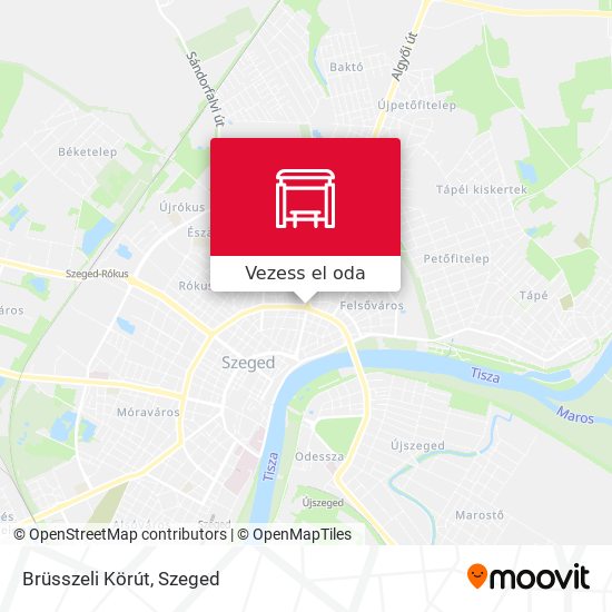 Brüsszeli Körút térkép