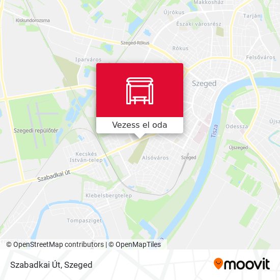 Szabadkai Út térkép