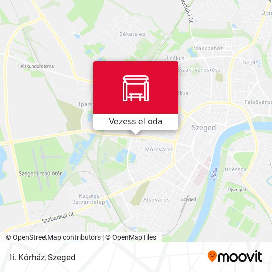 Ii. Kórház térkép