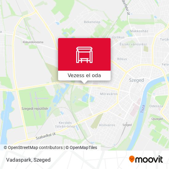 Vadaspark térkép